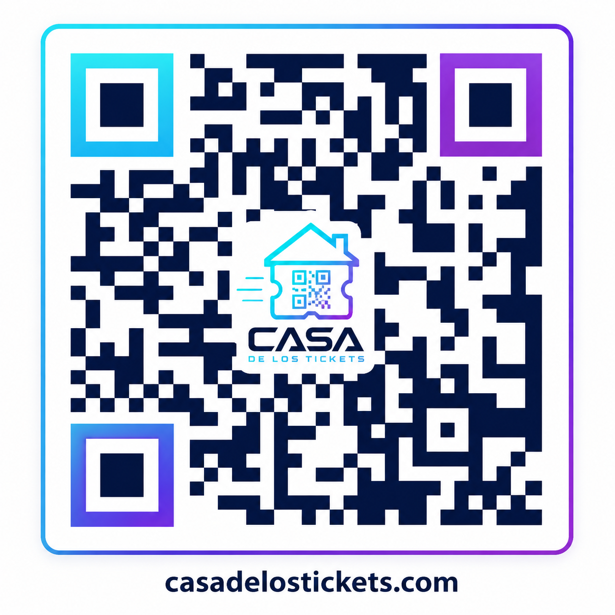 Casa de los Tickets QR code